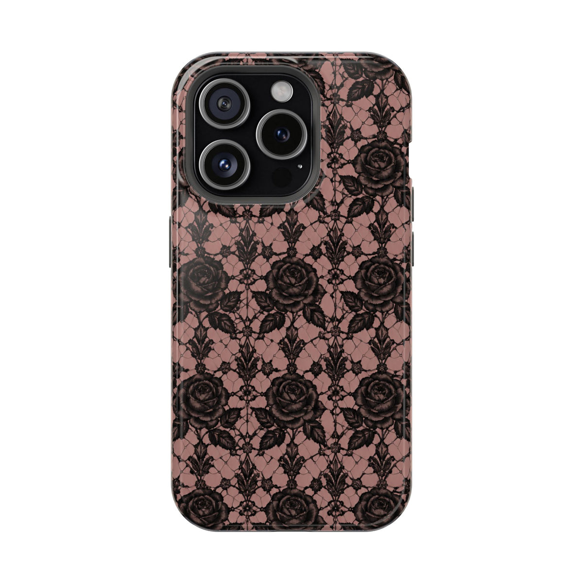 Vintage Black Rose Phone Case, alternate view