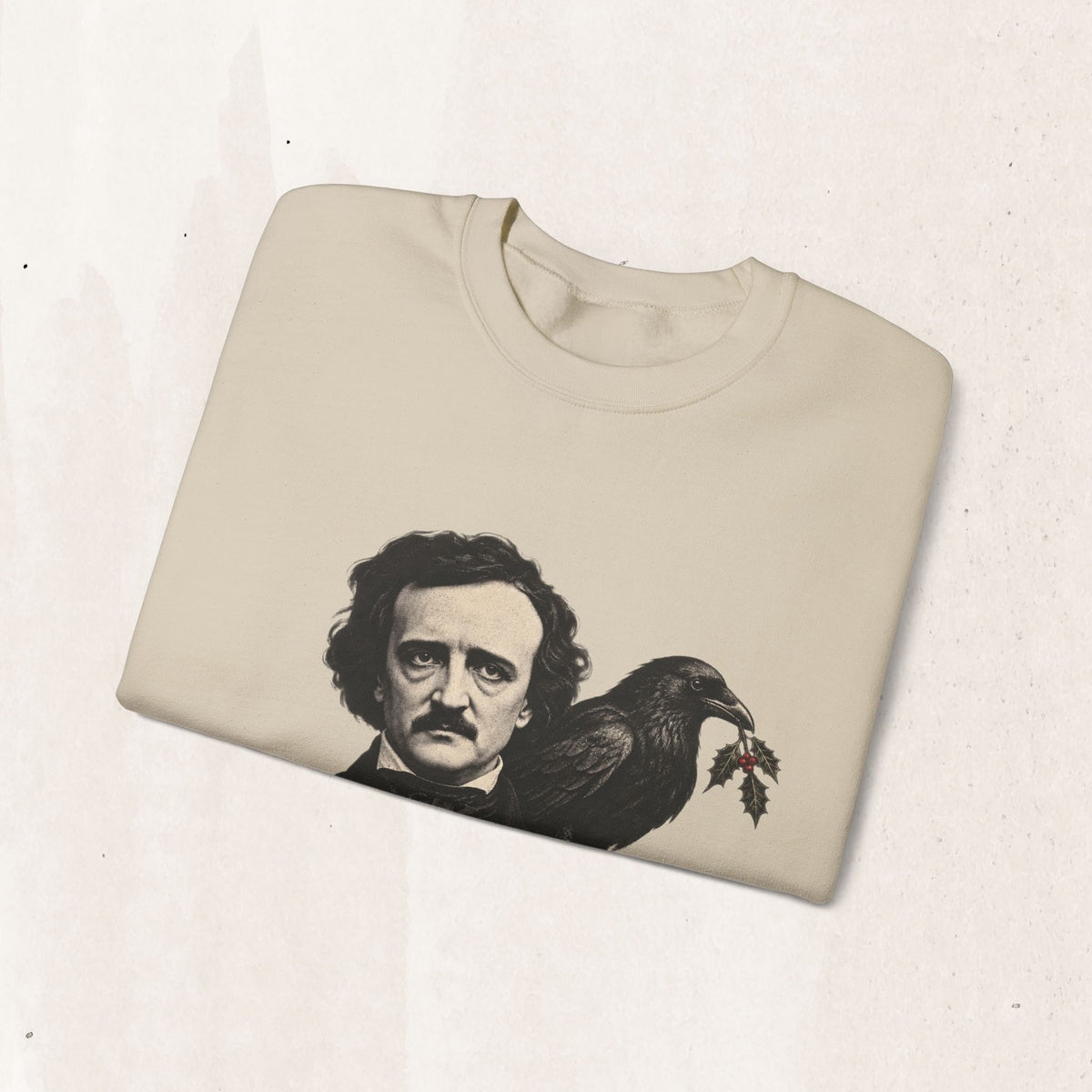 Edgar Allan Poe Christmas Crewneck Sweatshirt