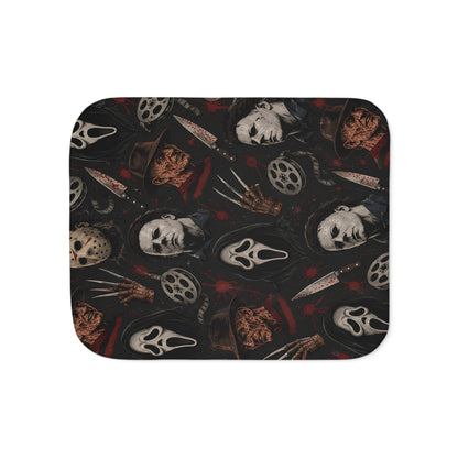 Horror Icons Sherpa Blanket
