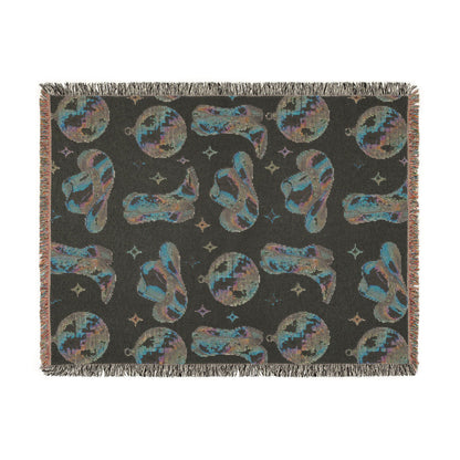 Rainbow Cowboy Woven Blanket