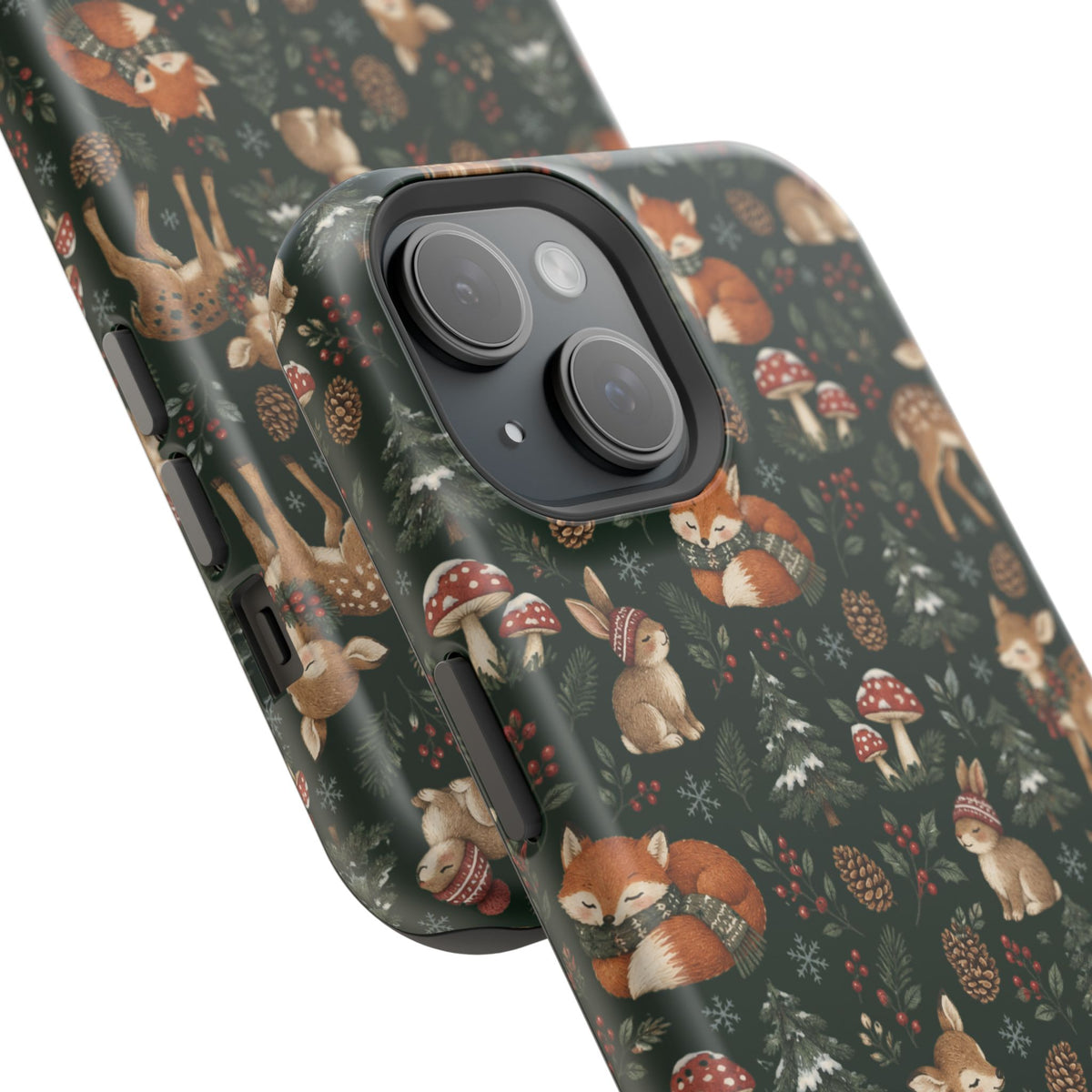 Woodland Fox & Deer MagSafe Phone Case, alternate view