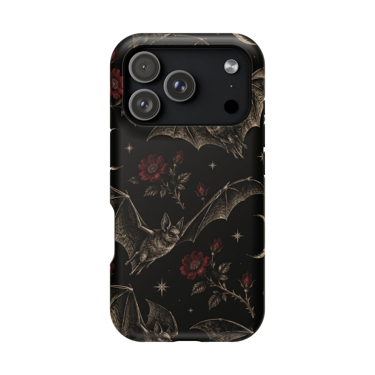 Gothic Bat & Moon Magnetic Phone Case