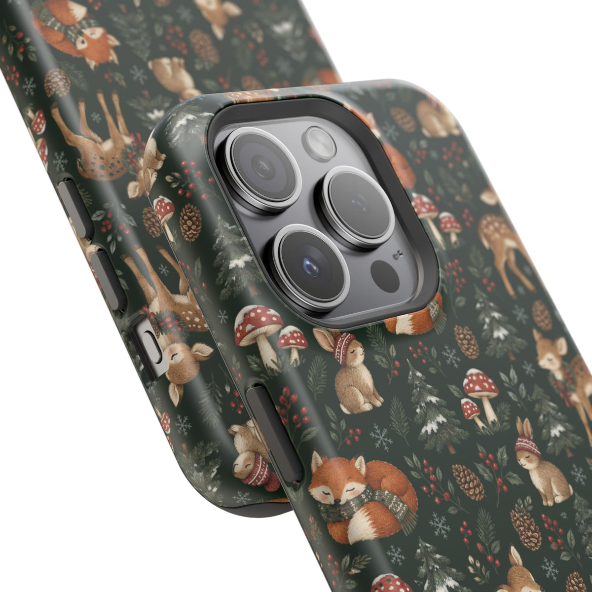 Woodland Fox & Deer MagSafe Phone Case, alternate view