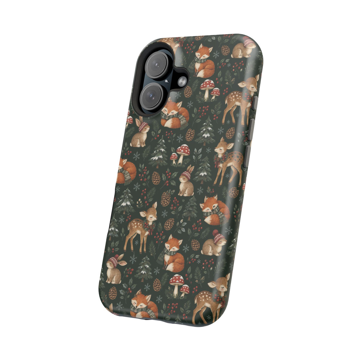 Woodland Fox & Deer MagSafe Phone Case, alternate view