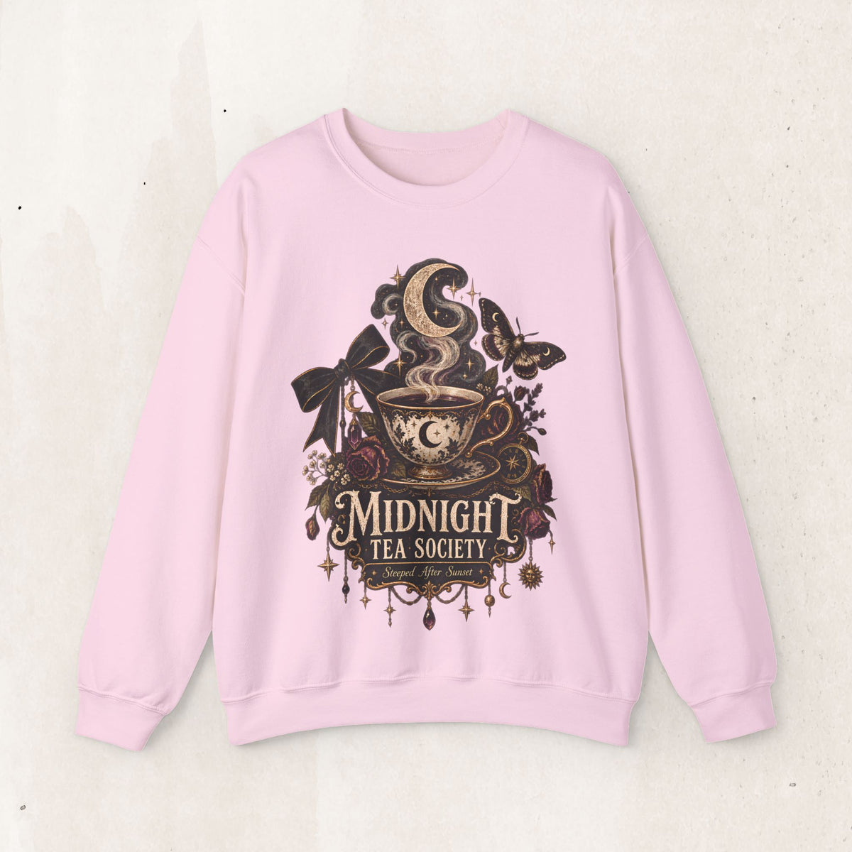 Midnight Tea Society Crewneck Sweatshirt