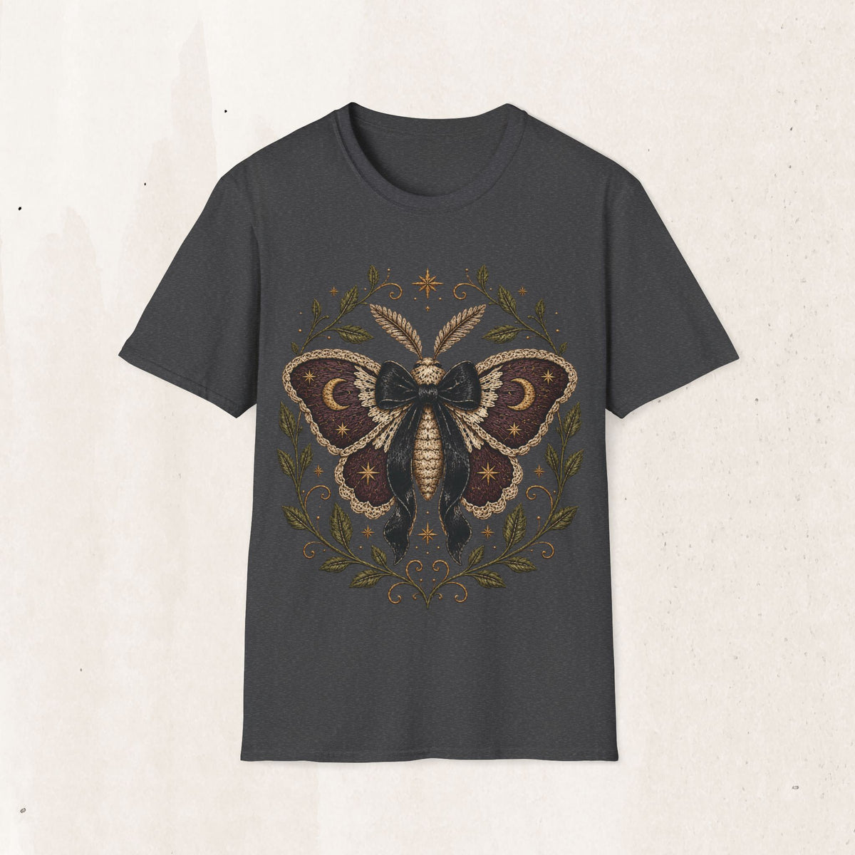 Golden Moon & Botanical Moth Tee