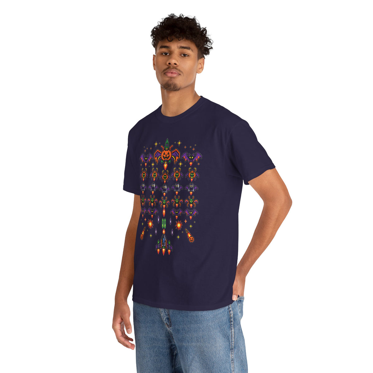 Halloween Galaga Graphic Tee