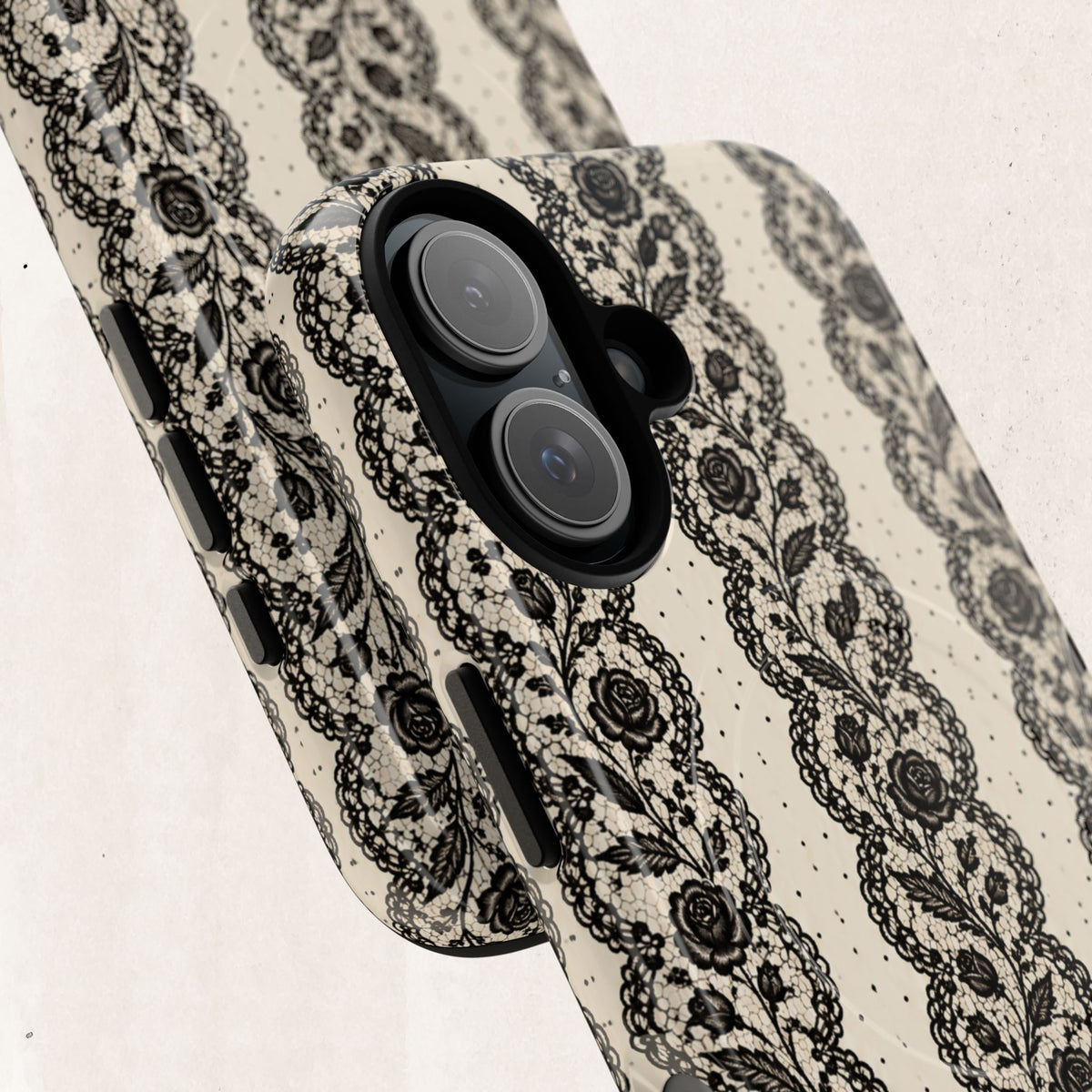 Lace Stripes Magnetic Phone Case