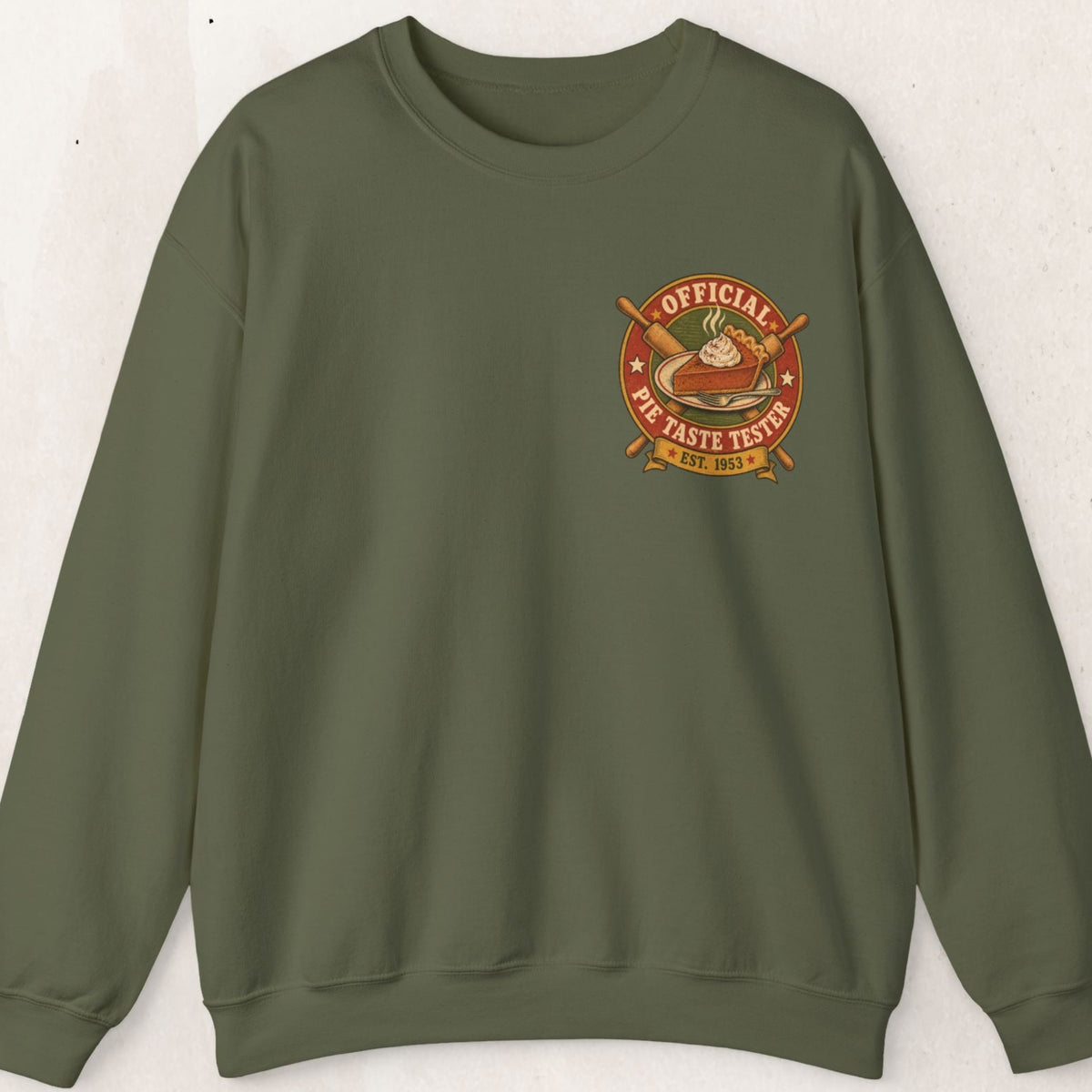 Official Taste Tester Sweatshirt, Funny Foodie Crewneck
