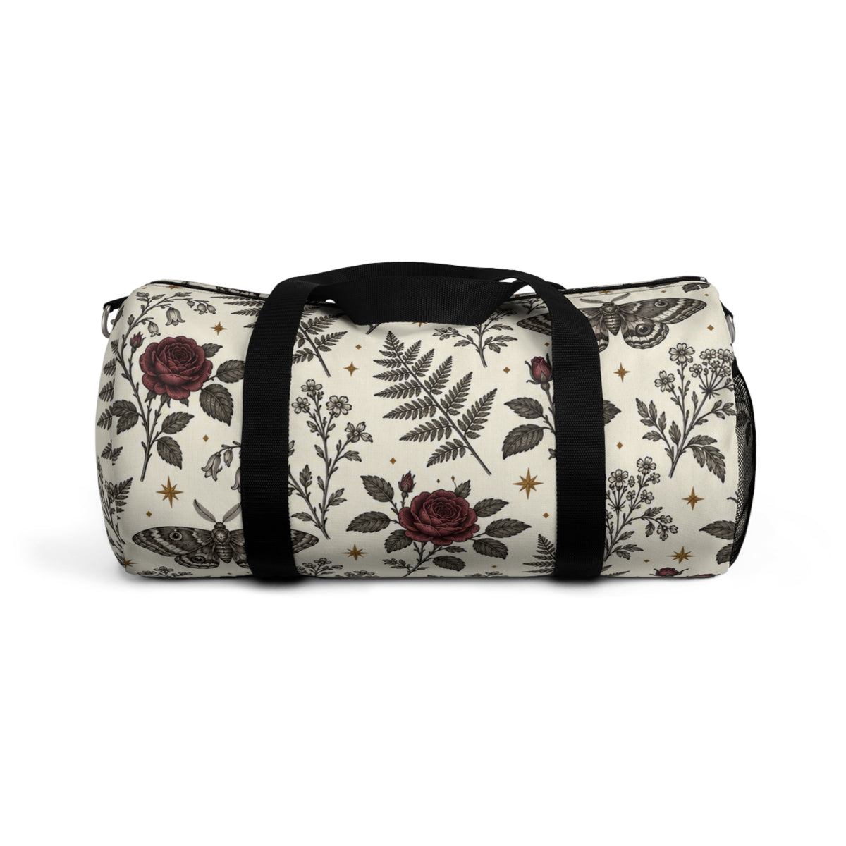 Floral Rose & Fern Duffel Bag