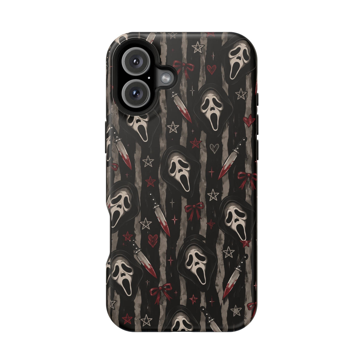 Ghostface Pattern iPhone Case, alternate view