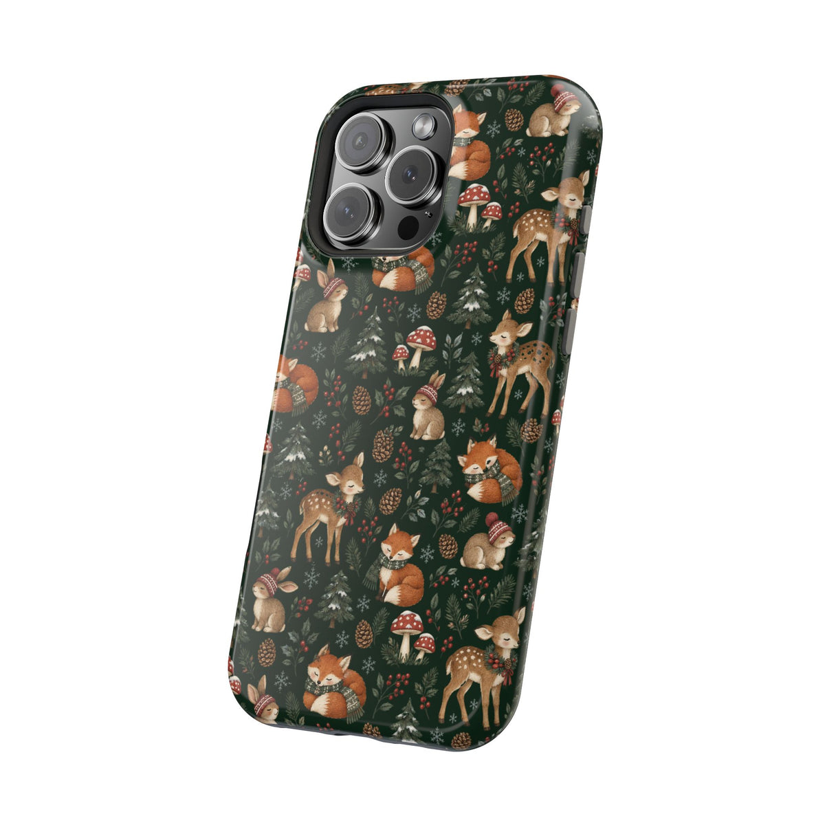 Woodland Fox & Deer MagSafe Phone Case, alternate view