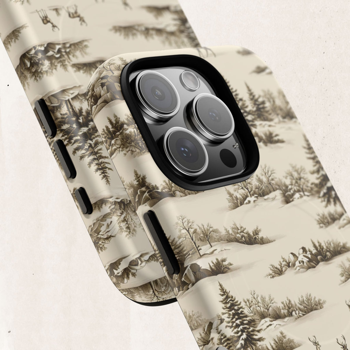 Deer & Pine Woodland Tough Magnetic Phone Case