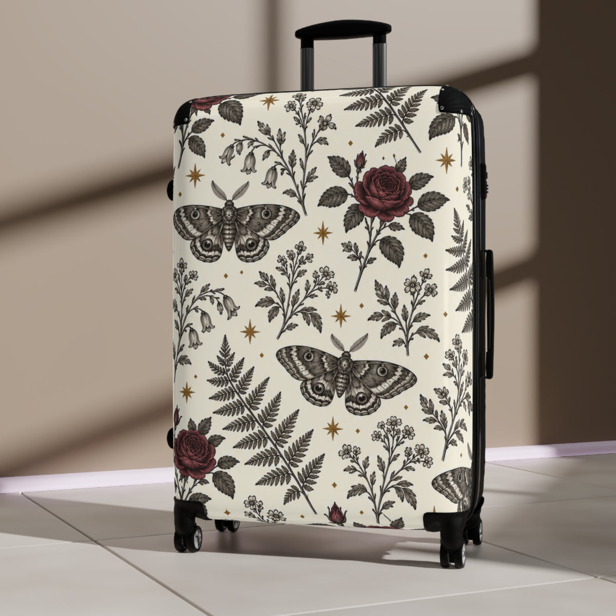 Botanical Moth & Rose Luggage