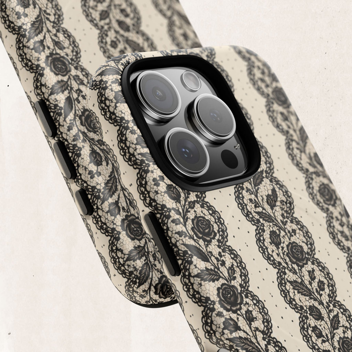 Lace Stripes Magnetic Phone Case