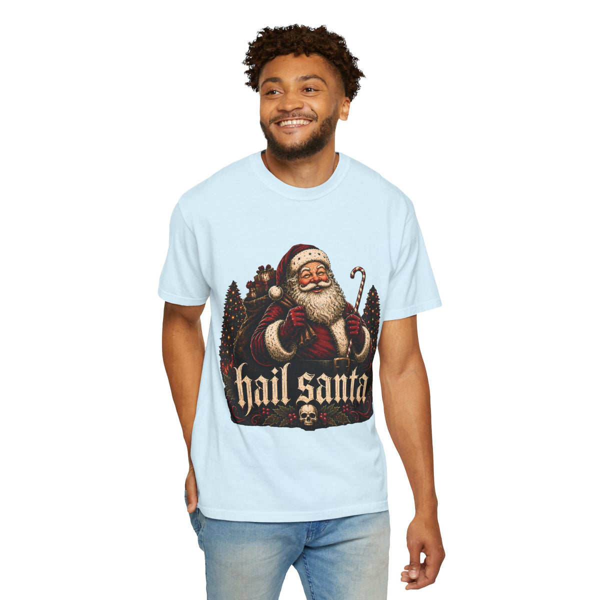 Hail Santa Vintage Graphic Tee