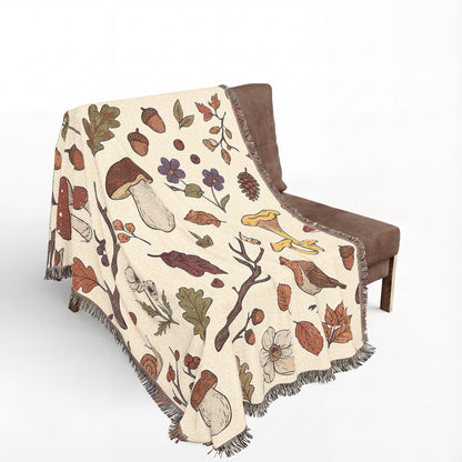 Autumn Forage Woven Blanket