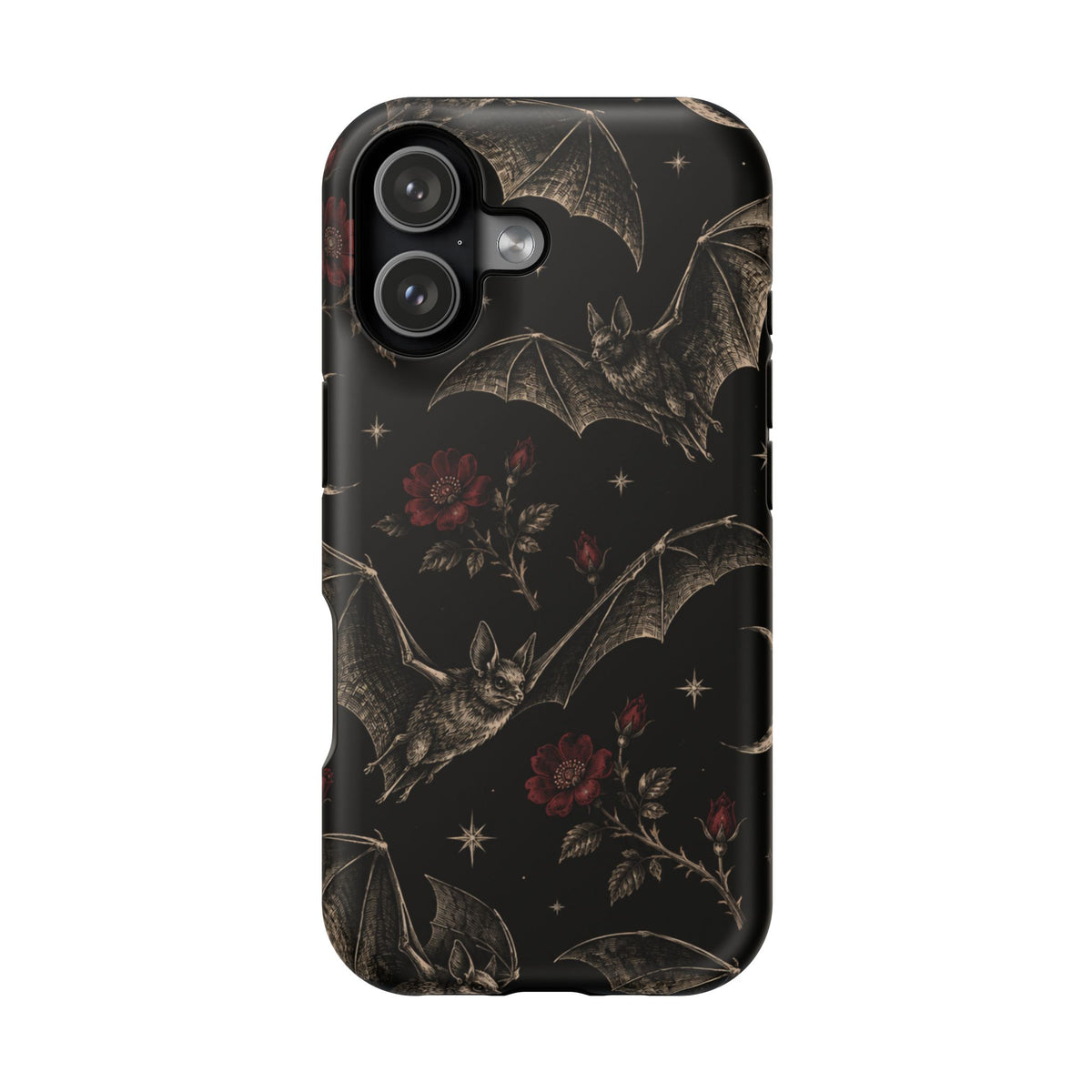 Gothic Bat & Moon Magnetic Phone Case, alternate view