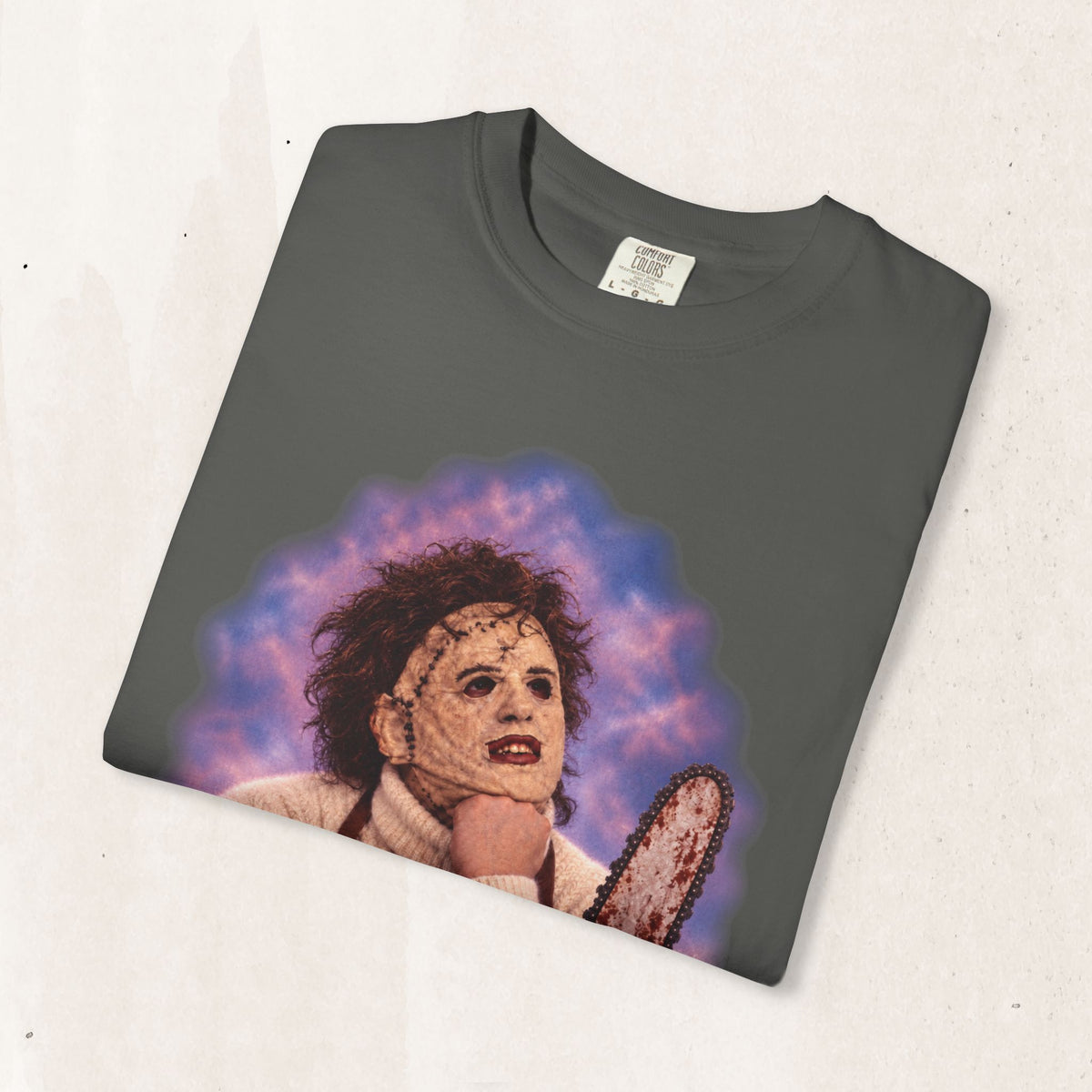 Leatherface 80's Portrait Tee