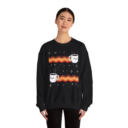 Pixel Coffee Meteor Crewneck Sweatshirt