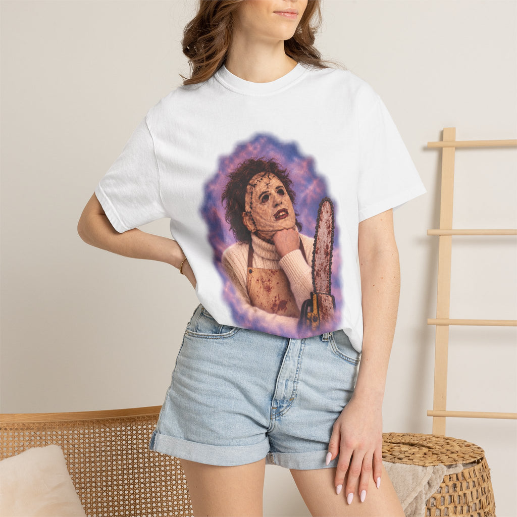 Leatherface 80's Portrait Tee