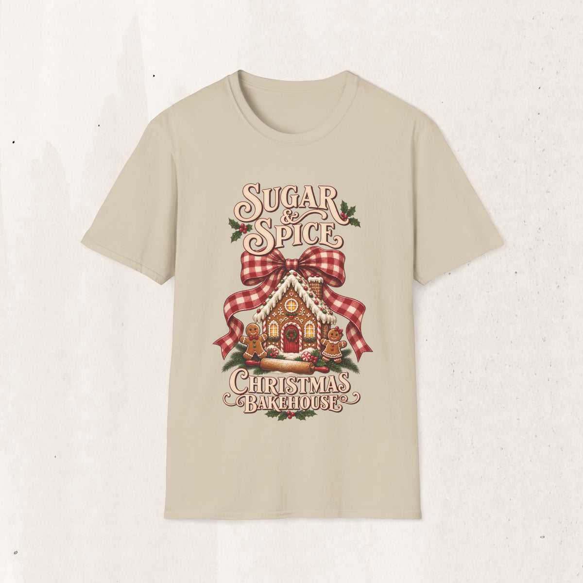 Sugar & Spice Gingerbread Christmas Tee