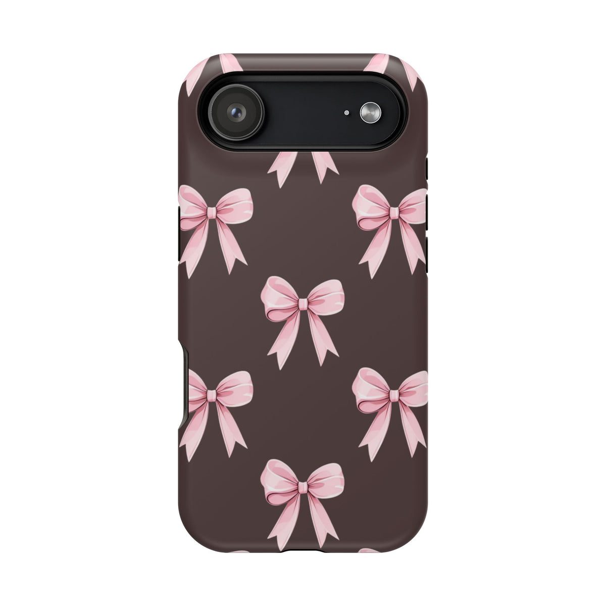 Pink Ribbon Bow Magnetic Phone Case, alternate view