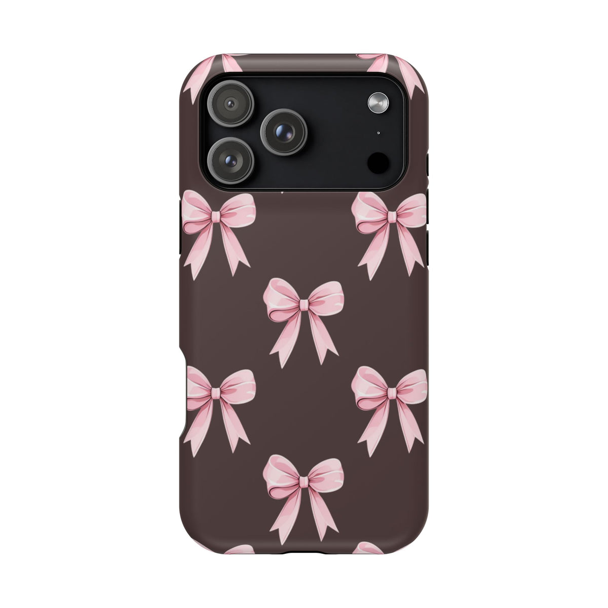 Pink Ribbon Bow Magnetic Phone Case, alternate view
