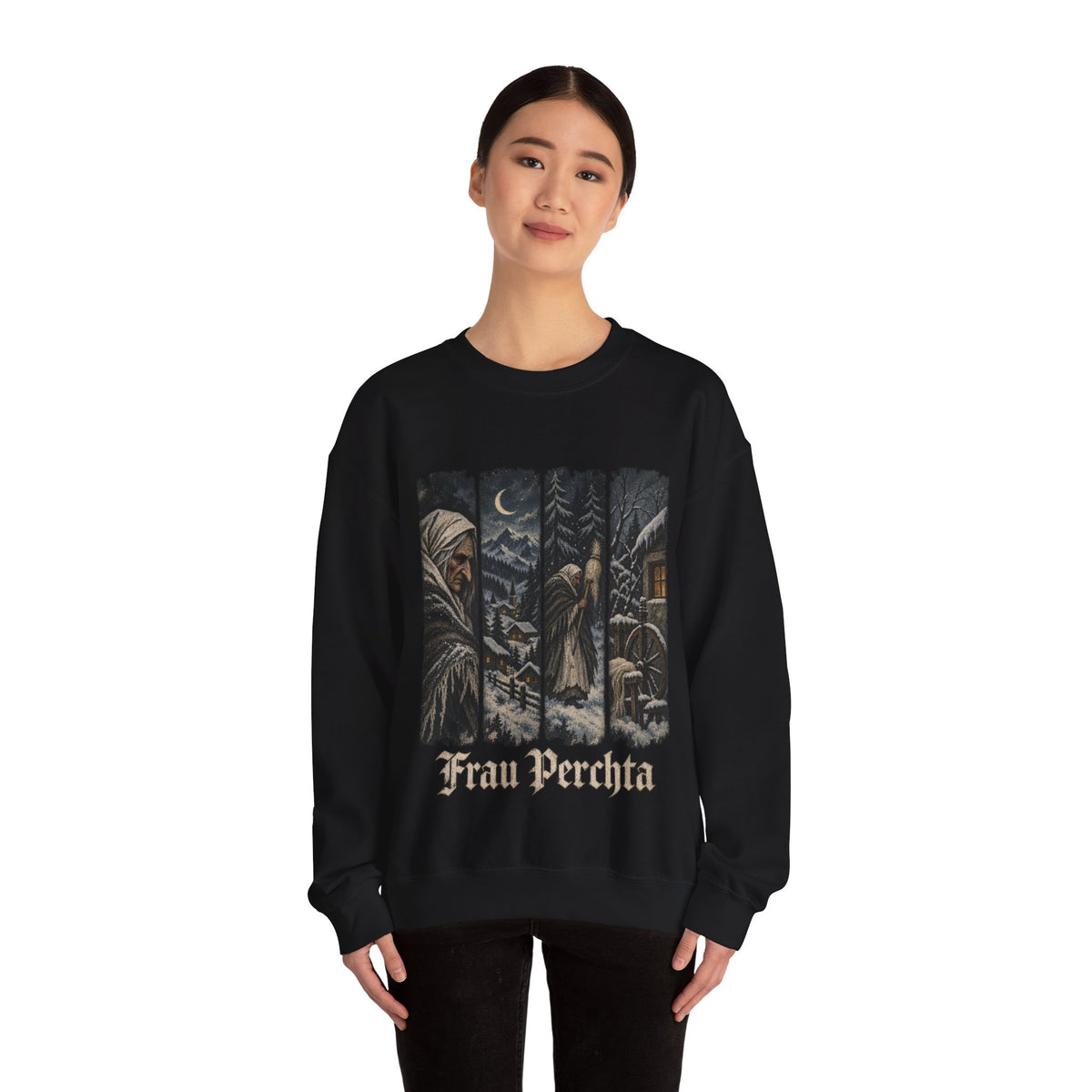 Frau Perchta Christmas sweatshirt