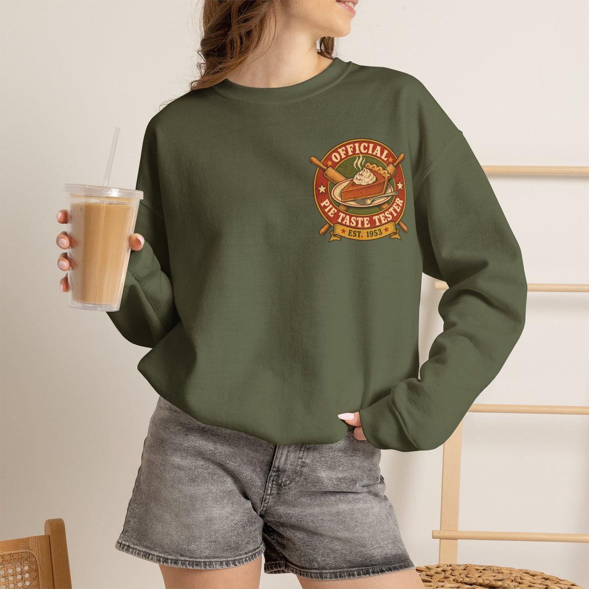 Official Taste Tester Sweatshirt, Funny Foodie Crewneck