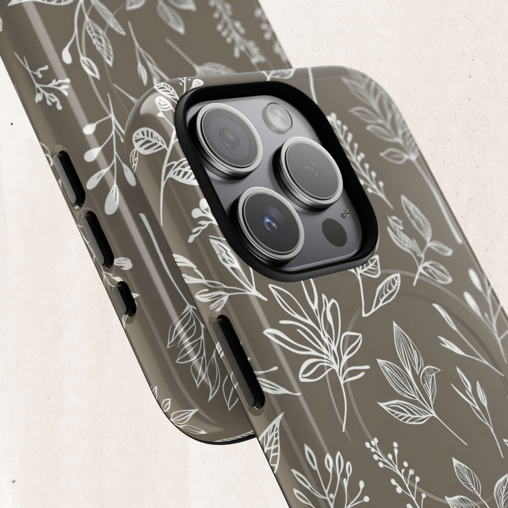 Botanical Leaf Tough Magnetic Phone Case