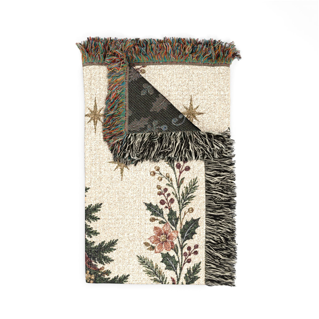 Christmas Tree Woven Blanket Printify