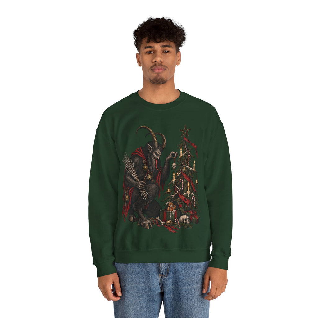 Krampus Christmas Crewneck Sweatshirt