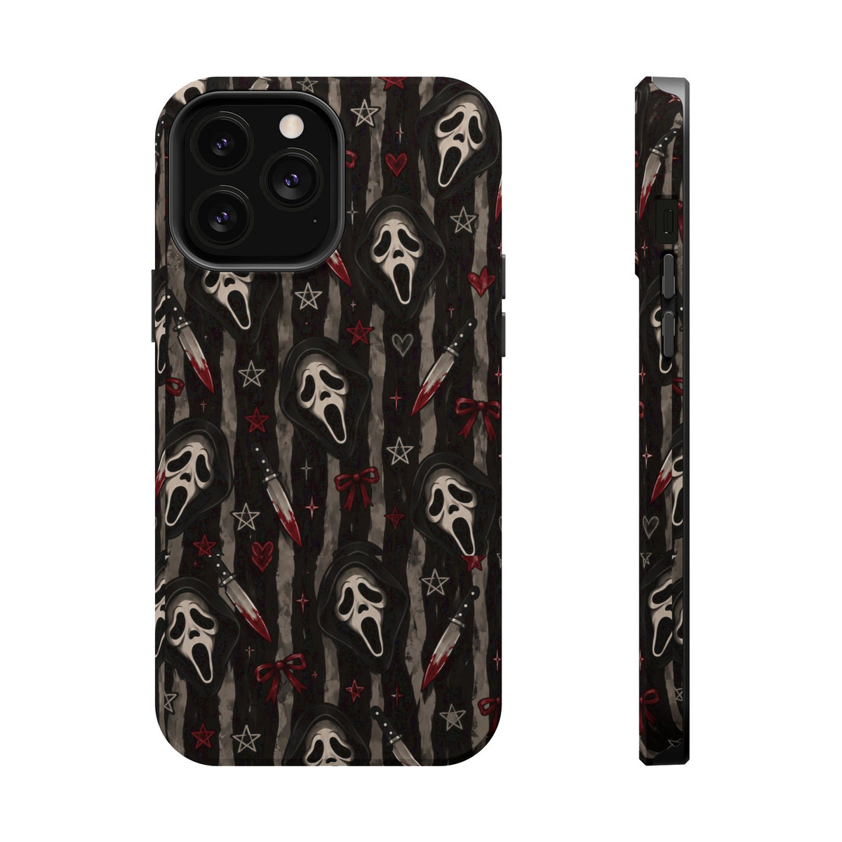 Ghostface Pattern iPhone Case, alternate view