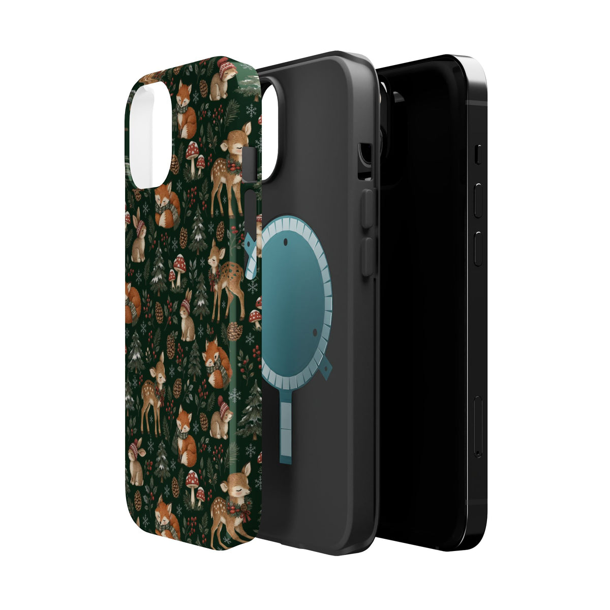 Woodland Fox & Deer MagSafe Phone Case, alternate view