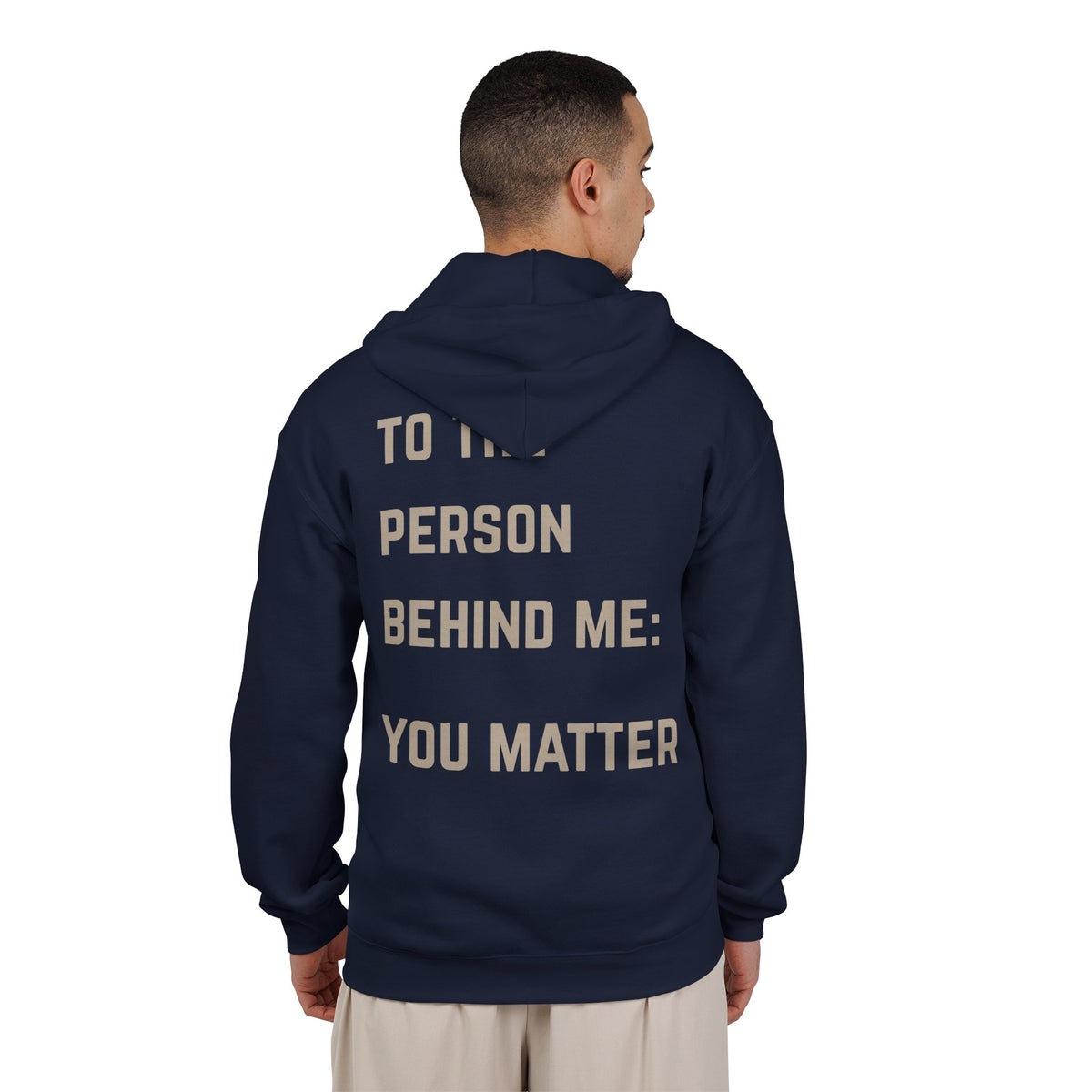 To the Person Behind Me, You Matter Zip Up Hoodie | Suicide Awareness Back Print