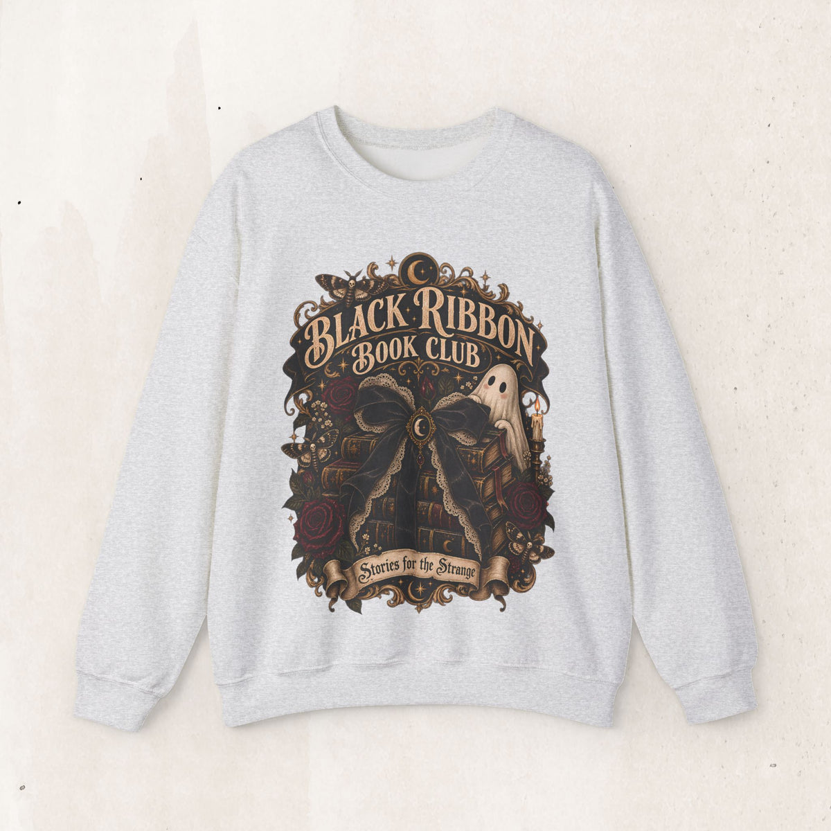 Black Ribbon Book Club Crewneck Sweatshirt