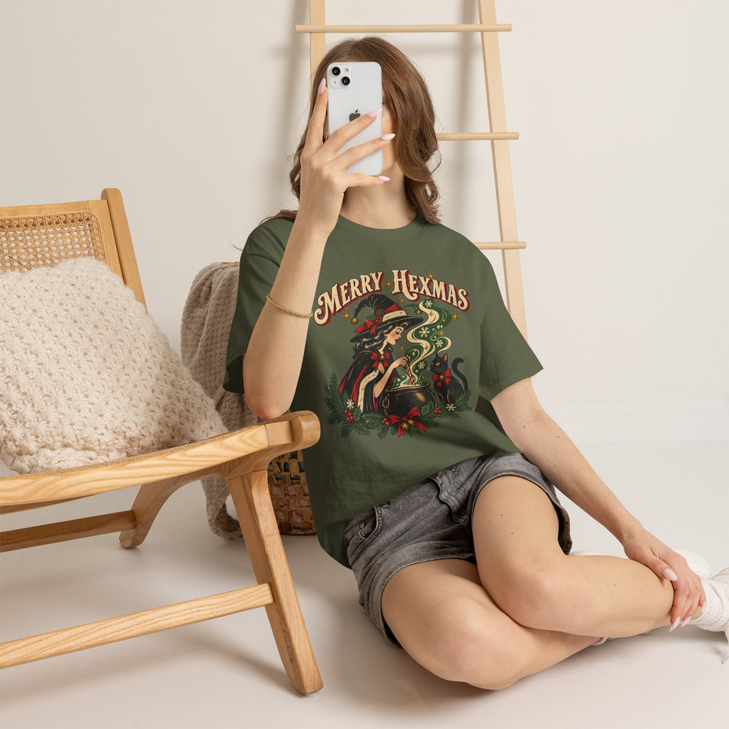 Merry Hexmas Witch Tee