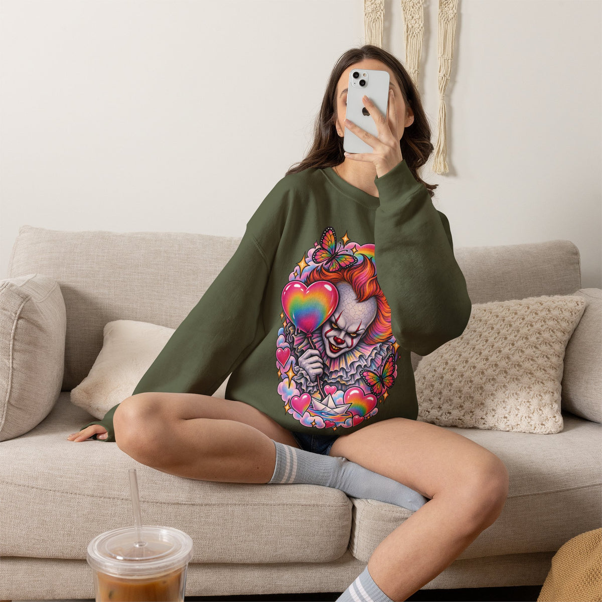 Pennywise Rainbow Crewneck Sweatshirt