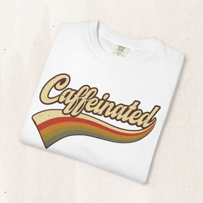 Caffeinated Retro Stripe Tee