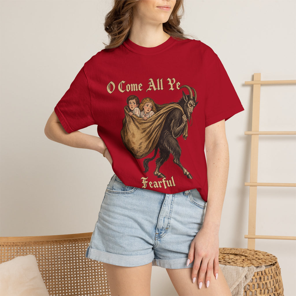 Vintage Krampus Christmas Tee Printify
