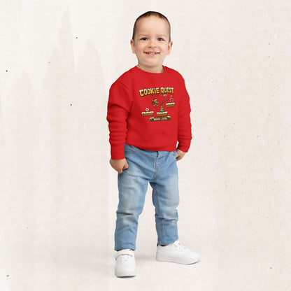 Christmas Cookie Quest Toddler Sweatshirt