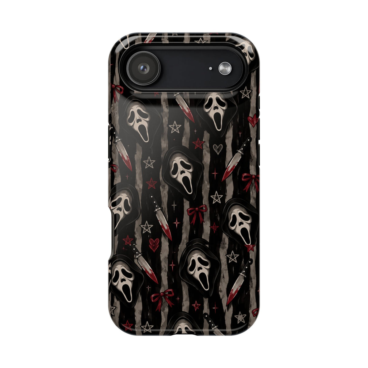 Ghostface Pattern iPhone Case, alternate view