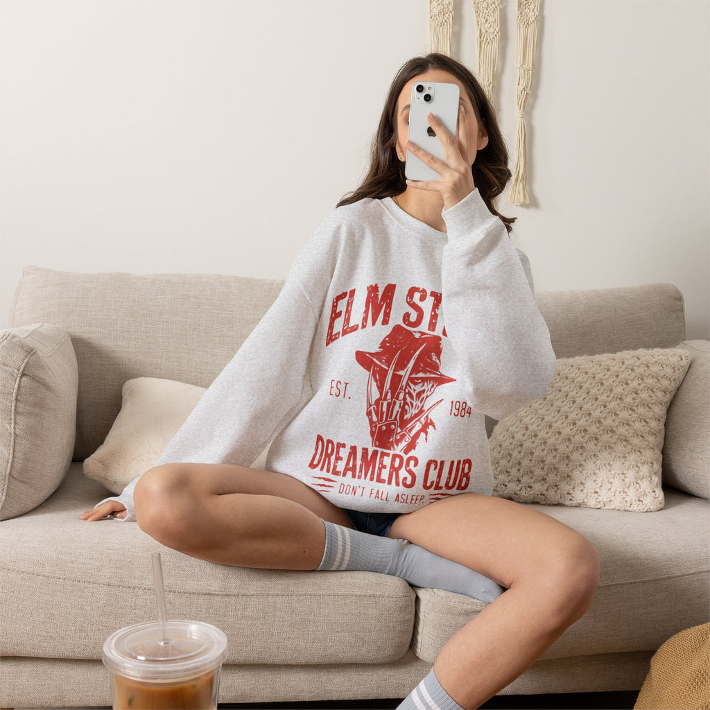 Elm Street Dreamers Club Crewneck Sweatshirt