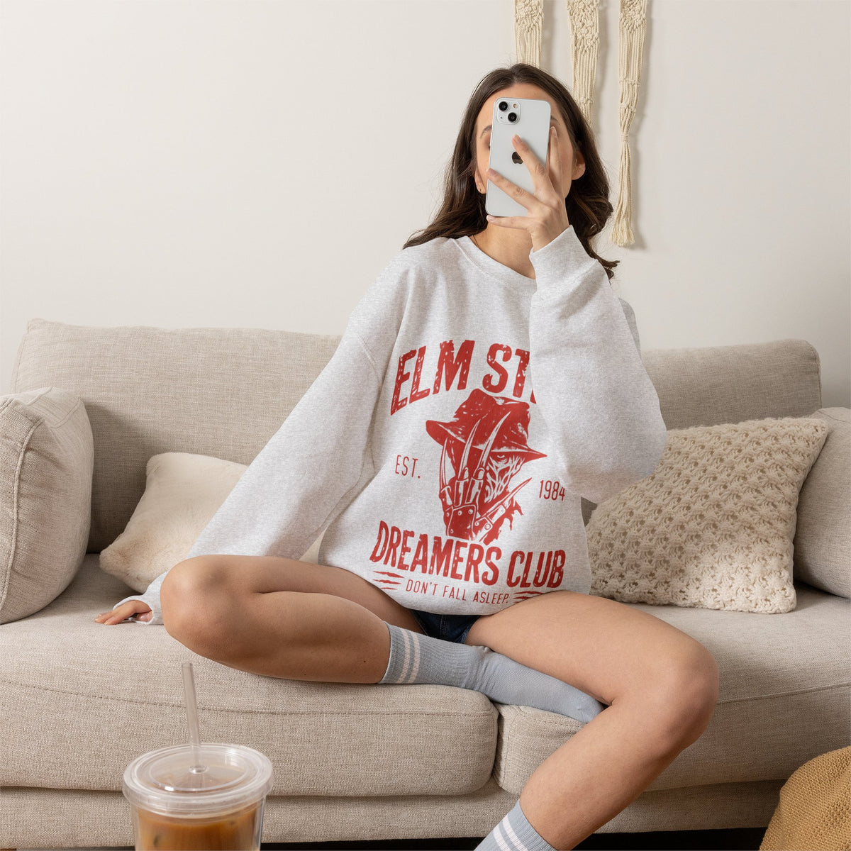 Elm Street Dreamers Club Crewneck Sweatshirt