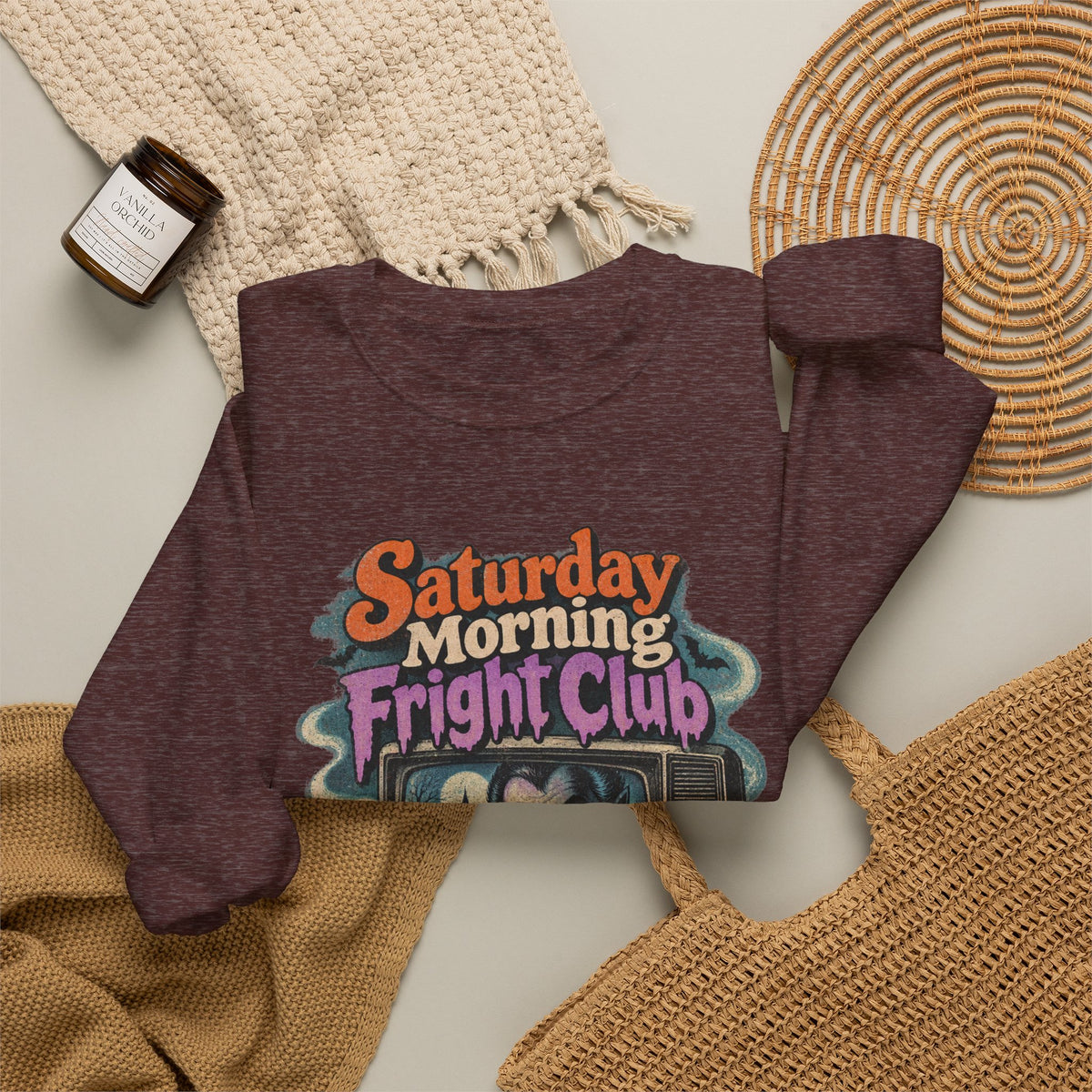 Saturday Morning Fright Club Crewneck Sweatshirt