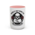 Morally Grey Book Club Coffee Mug – Gothic Reader Gift – Pink
