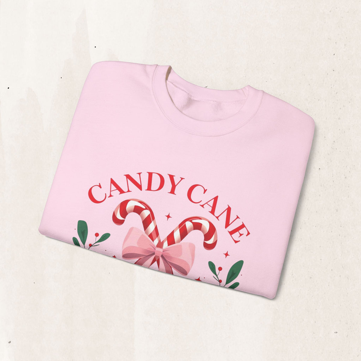 Candy Cane Christmas Club Crewneck Sweatshirt