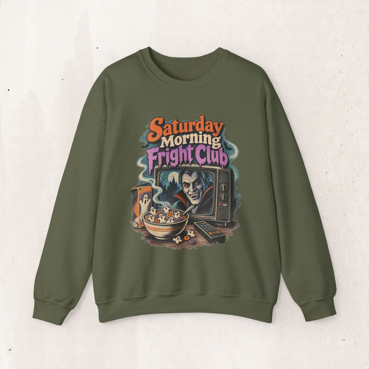 Saturday Morning Fright Club Crewneck Sweatshirt