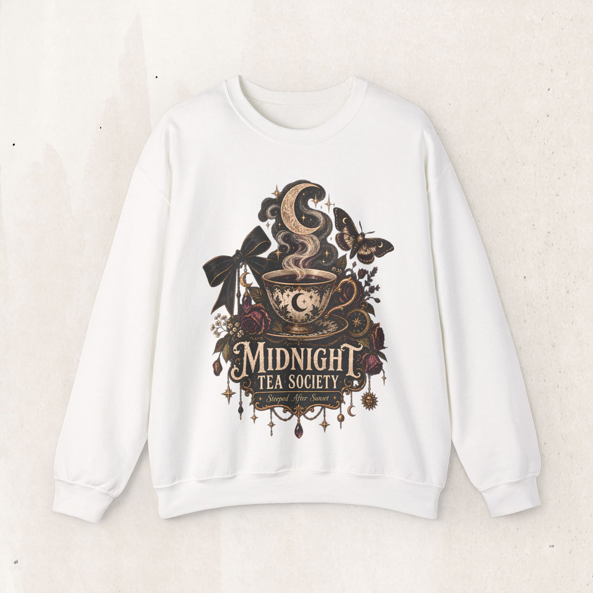 Midnight Tea Society Crewneck Sweatshirt